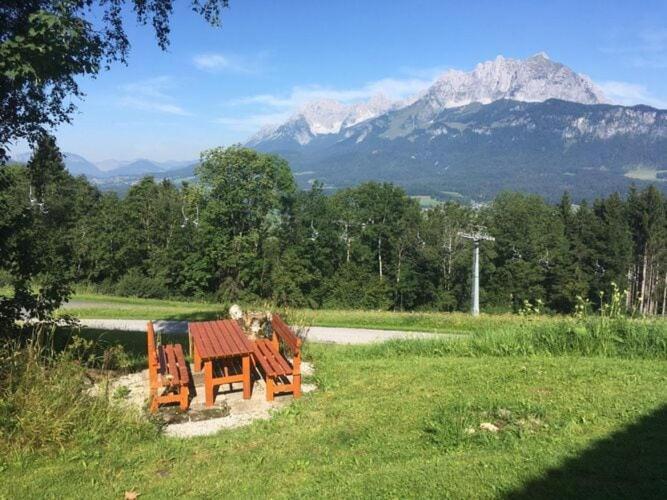 Flat Directly On The Ski Slope With Valley View Sankt Johann in Tirol Buitenkant foto